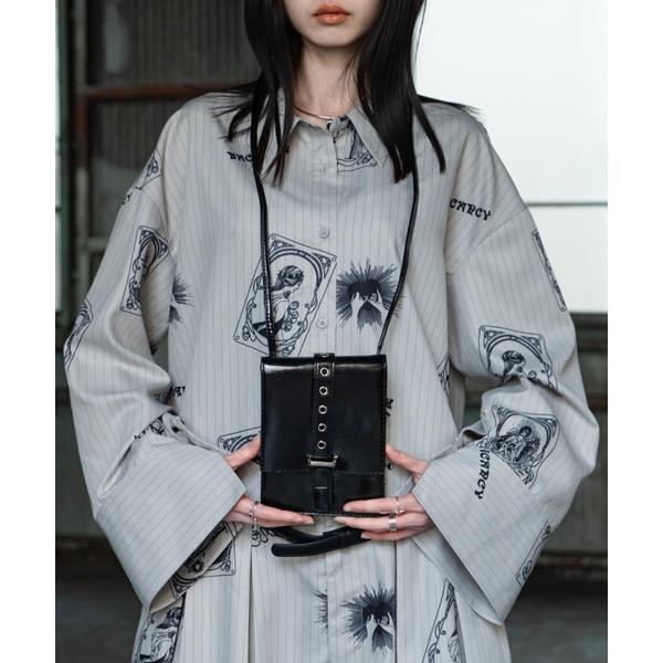 ショルダーバッグ バッグ バックルデザインミニショルダーバッグ/ポシェット レディース メンズ