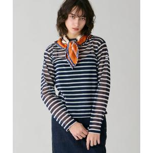 tシャツ ORCIVAL | シースルー ボートネック長袖カットソー WOMEN レディース