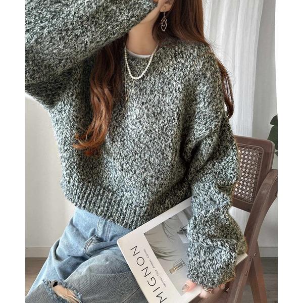 「Java」 長袖ニット SMALL チャコール レディース