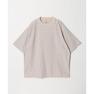 tシャツ 「Steven Alan」 オーガニックコットン マルチボーダー ショートスリーブ Tシャツ メンズ