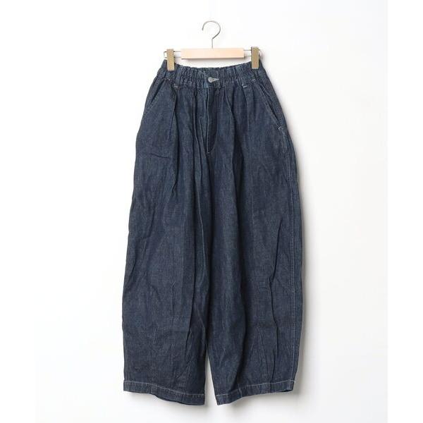 「HARVESTY」 デニムパンツ 1 ネイビー レディース