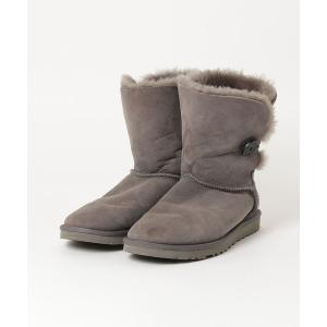 「UGG」 ショートブーツ 25.0cm グレー レディース