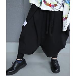 「rovtski」 サルエルパンツ FREE ブラック メンズ