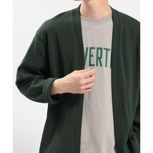 「GLOBAL WORK Smile Seed Store」 カーディガン LARGE グリーン メンズ
