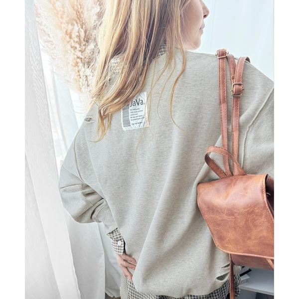 「Java」 スウェットカットソー MEDIUM ベージュ レディース