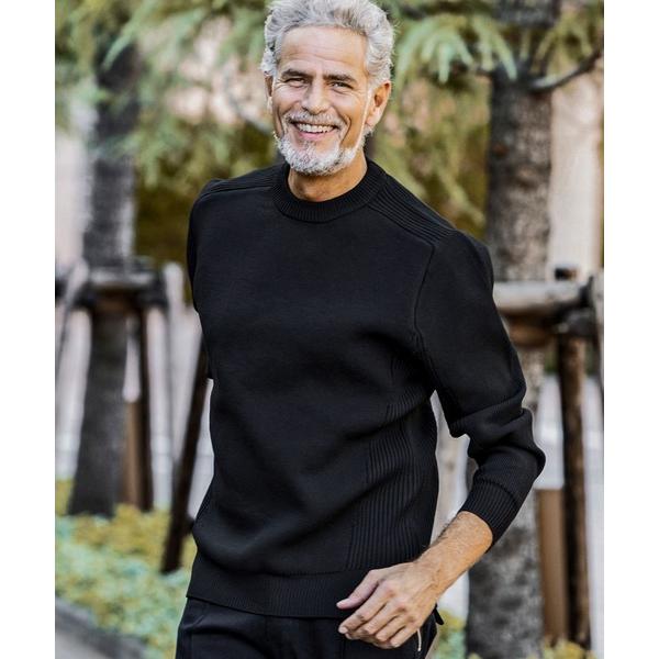 「AKM Contemporary」 長袖ニット L ブラック メンズ