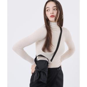 ショルダーバッグ バッグ BOW MINI PHONE CROSSBODY ブラックボウズ レディース