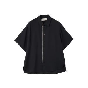シャツ Airy Cloth Short Sleeve Zip Up Shirt メンズ レディース