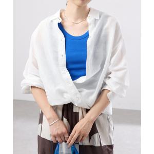 ブラウス シャツ ラミーリヨセル2wayシャツ レディース