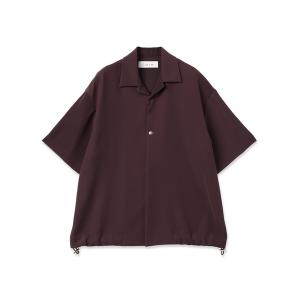 CULLNI/クルニ　タイロッケンシャツ サイズ2ブラック半袖シャツ CULLNI（クルニ） tシャツ CULLNI Logo Embroidery Short Sleeve