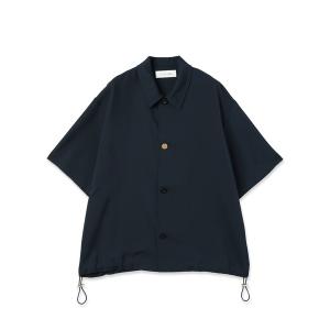 CULLNI（クルニ） シャツ Faux Denim Button-Tab Pocket Zip Up Shirt
