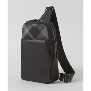 バーバリーブラックレーベル ウール ボディバッグ ウエストポーチ 794 BURBERRY BLACK LABEL ウエストバッグ ボディバッグ メンズ バーバリー