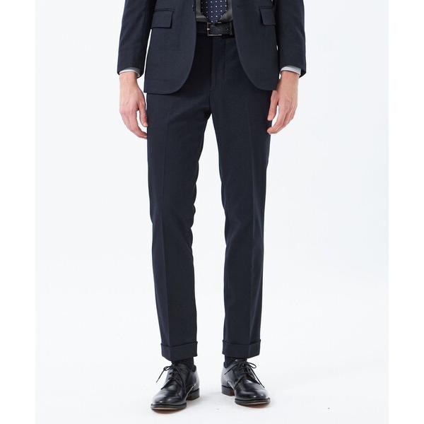 スラックス トロッター エクストラソリッドトラウザーズ「ドレスエクステンション」 ウール調ドビー メ...