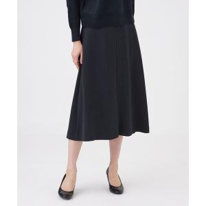 スカート 「美シリーズ・セットアップ対応・ウォッシャブル」バックサテンジョーゼットスカート