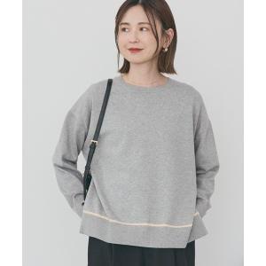 ニット セーター バイカラークルーネックニットプルオーバー レディース｜ZOZOTOWN Yahoo!店