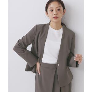 ストレッチノーカラージャケット