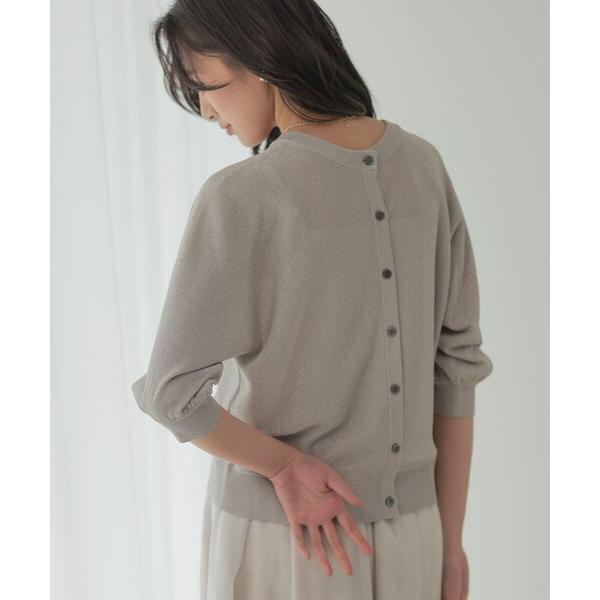 ニット セーター ドルマンスリーブライトラメ ニット レディース