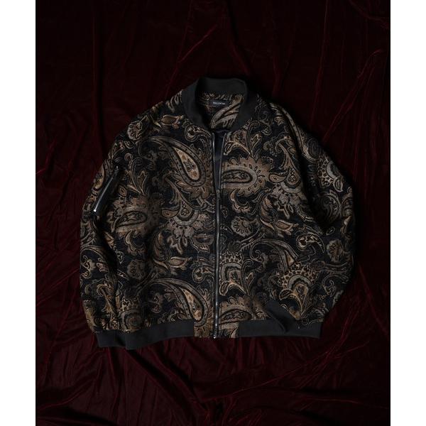 ma1 ma-1 ゴブラン織りペイズリー柄MA-1 メンズ レディース