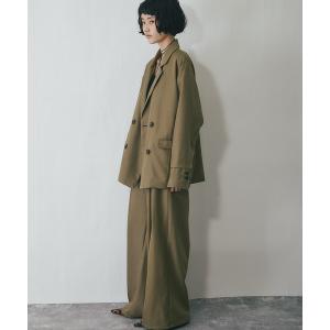 セレモニースーツ セットアップ ワイドパンツ＋テーラードジャケット2点ベーシックセットアップスーツ メンズ レディース