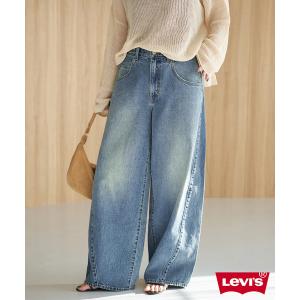 ジーンズ デニム デニムパンツ LEVI'S/リーバイス 別注SMU SUPER BAGGY BARREL* レディース