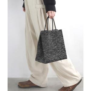 トートバッグ ラメショッパーニットバッグ レディース
