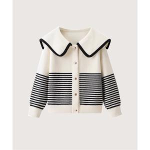 カーディガン Sweet Piping Collar Cardigan レディース