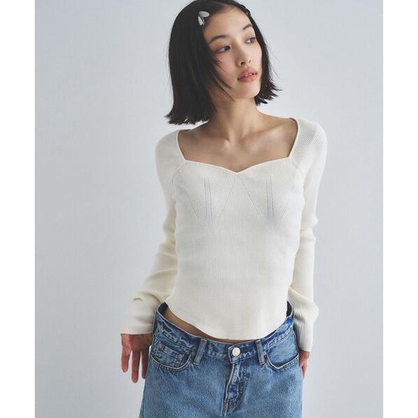 ニット セーター square fit knit レディース