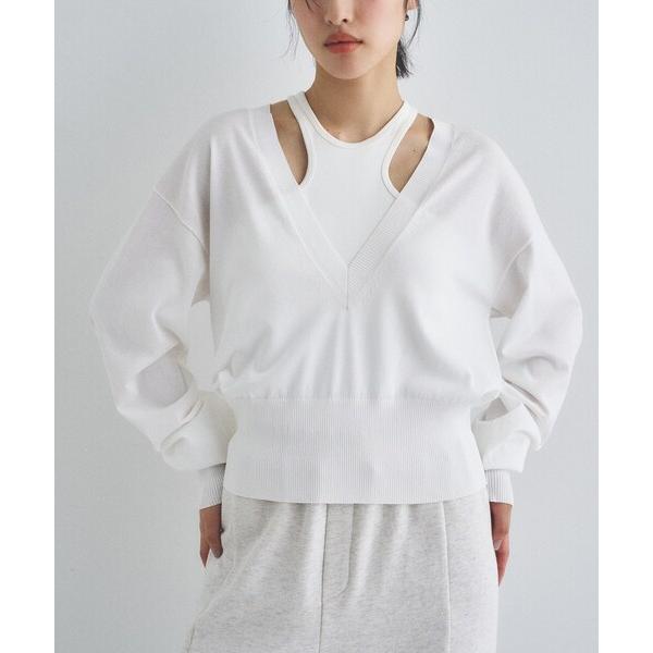 ニット セーター V pullover knit レディース