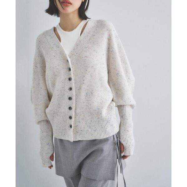 カーディガン puff cardigan レディース