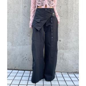 パンツ 3.3 Field Trip／レイヤードワイドパンツ レディース