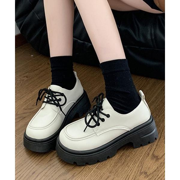 ローファー ドレスシューズ 厚底 レディース 学院風 レディース