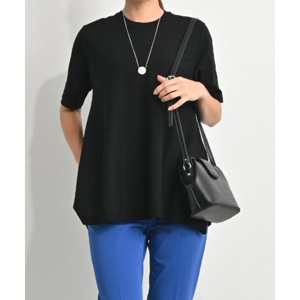 ニット セーター 上質アセテートブレンド プレミアムニット フレアープルオーバー レディース