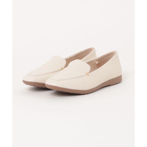 パンプス 痛くなりにくいスクエアトゥ×ふわ軽ソールローファーパンプス 51116