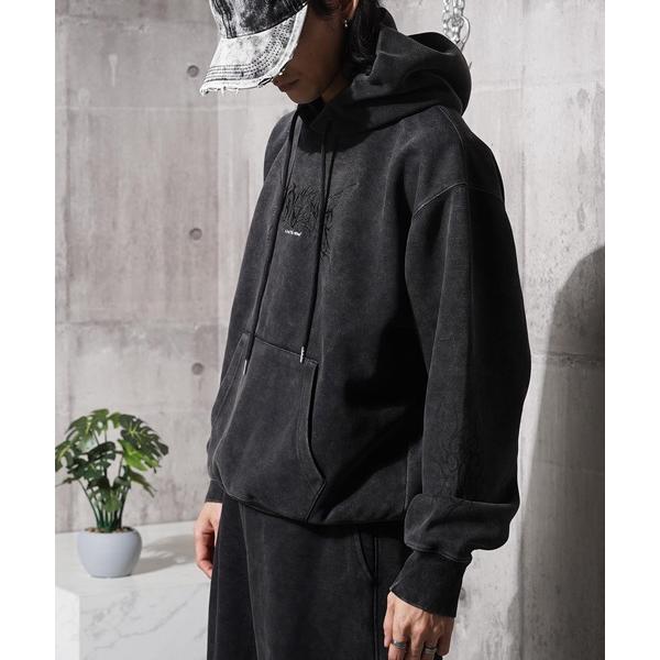パーカー トライバル柄 ピグメントフーディー / Tribal Print Pigment Hood...