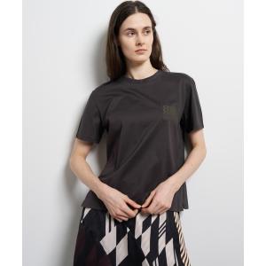 tシャツ ワンポイントスクエアロゴTシャツ レディース