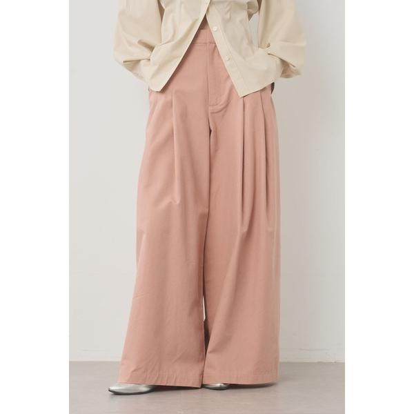 パンツ ワイドタックパンツ レディース