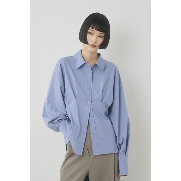 ブラウス シャツ ウエストタックシャツ レディース