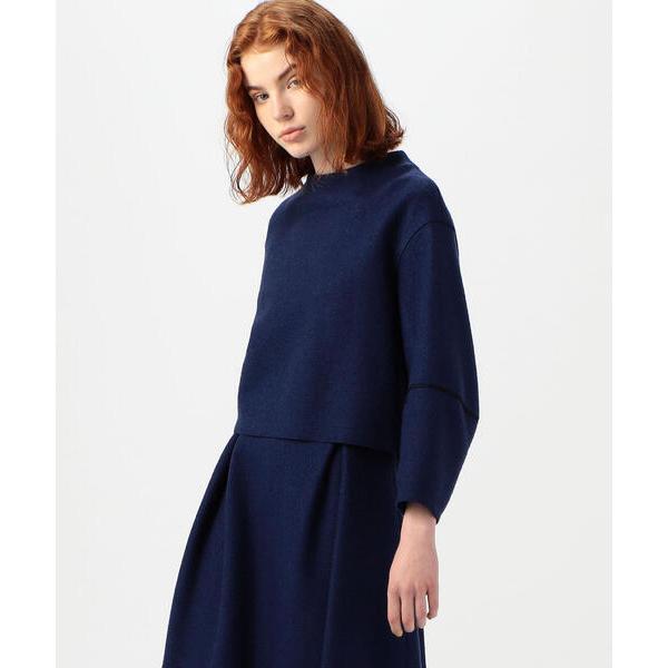 「TOMORROWLAND」 長袖ブラウス 36 ダークブルー レディース