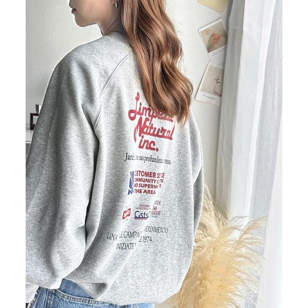 「Java」 スウェットカットソー X-LARGE 杢グレー レディース