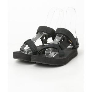 「Teva」 フラットサンダル 22cm ブラック レディース
