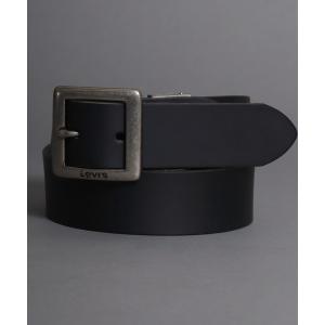 ベルト Levi's/リーバイス 別注 本革 スクエアバックル 35mm レザーベルト メンズ レディース