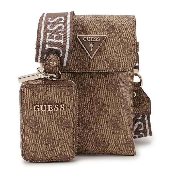 「Guess」 ショルダーバッグ ONE SIZE ベージュ レディース
