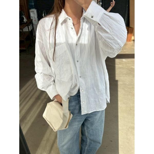 ブラウス シャツ 入学式 入園式 卒業式 Tuck pleats back volume SH タッ...