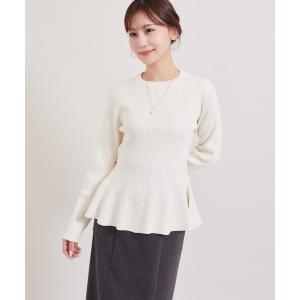 「HALUHIROINE」 長袖ニット FREE アイボリー レディース