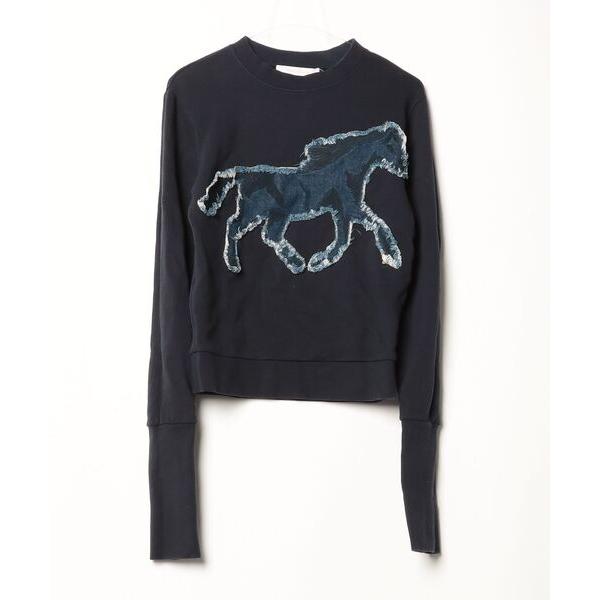 「SEE BY CHLOE」 スウェットカットソー 34 ネイビー レディース