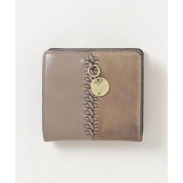 「SEE BY CHLOE」 ワンポイント財布 - ベージュ レディース