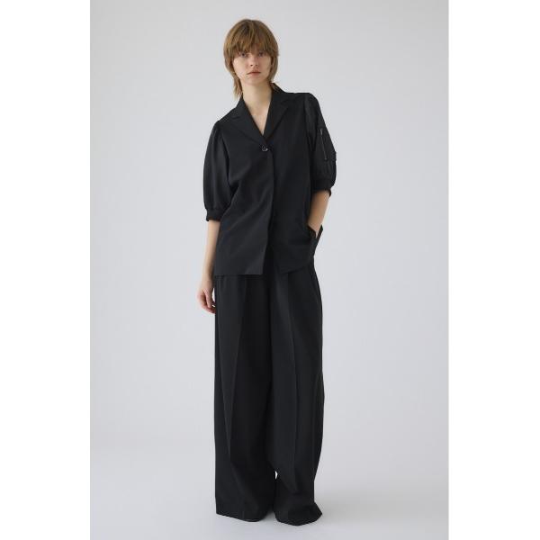 uvカット ワイドパンツ スラックス パンツ 入学式 卒業式 Textile hybrid PT テ...