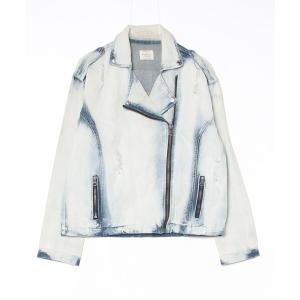 「MANGO」 デニムジャケット M ネイビー メンズ