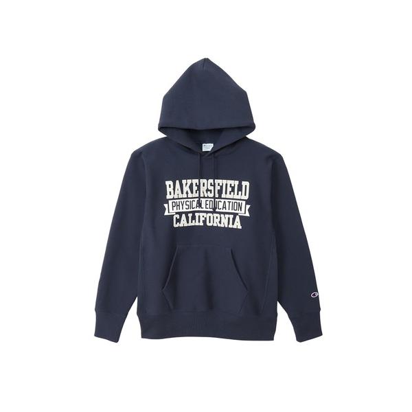 「Champion」 プルオーバーパーカー X-LARGE ダークネイビー メンズ