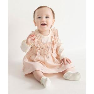 ベビー服 ロンパース ハート柄刺繍カバーオールの買取情報